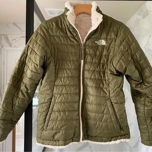 The Northface girls reversible jacket
